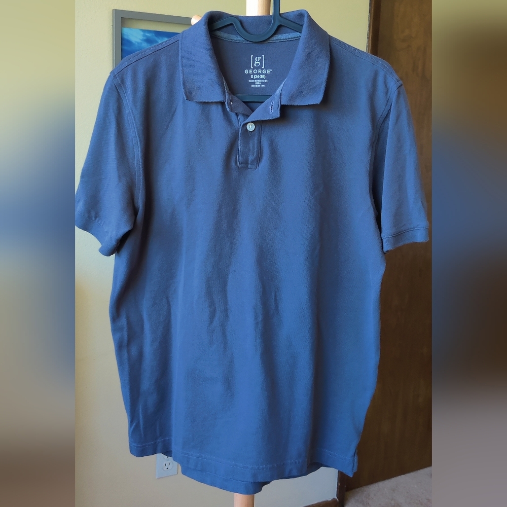 George Men's Grey Polo Shirt